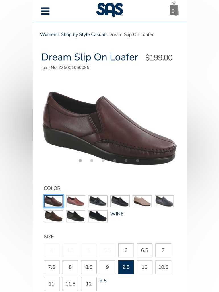 Sas Men's Slip-On Loafer Wine (Burgundy)